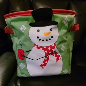 Thirty-one Snowman approx. 10x9x9 storage bin
